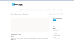 Desktop Screenshot of aphasiequebec.org